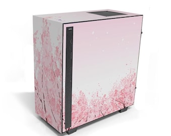 Cherry Blossom NZXT H510 PC Case Skin | Custom Computer Case Skin Decal | Custom Fit, Custom Design, Best Selling Skin Pattern