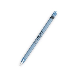 Apple Pencil Skin Blue Crayon // High Quality 3M Vinyl Decal Wrap & Overlaminate // Available for the Apple Pencil 1 or 2 Gen