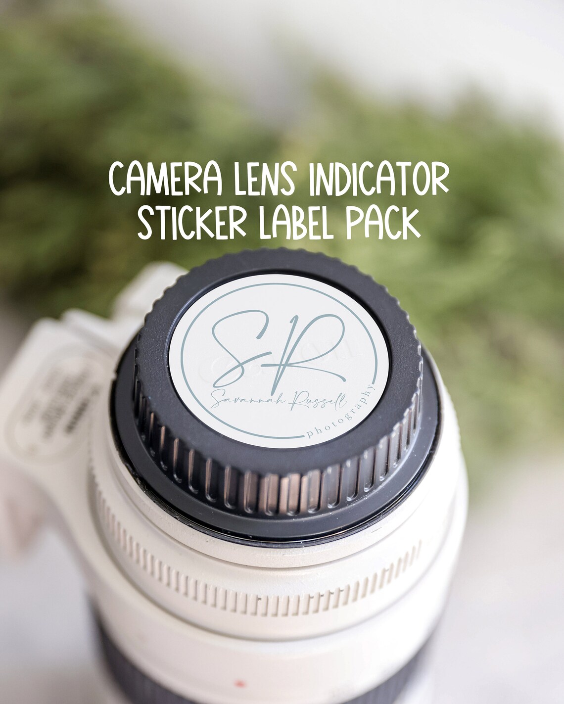 Custom Camera Lens Indicator Sticker Label Singles Packs Etsy