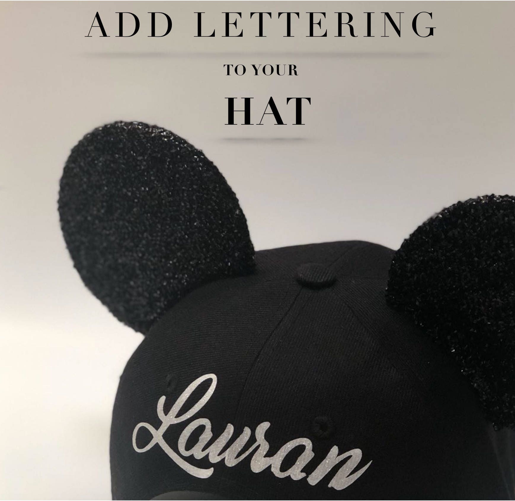 ADD Lettering to your hat Etsy