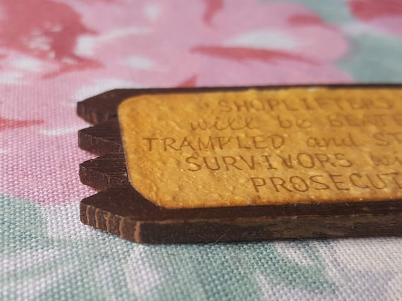 DOLLHOUSE 1:12 Miniature Hanging Orange Hunting Jacket w//Brown Leather Collar