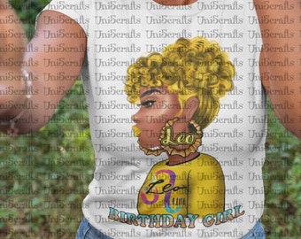 Horoscope birthday  afrocentric  CREW NECK  shirt