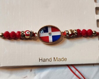 1 Dominican Adjustable Bracelet, Bead Bracelet,  for Men, Women, and Teens