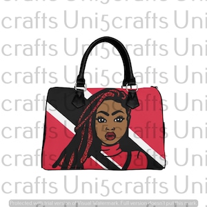 Trinidad purse, travel bag, trini travel bag, flag travel bags, Trinidad bag
