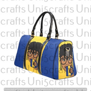 Barbados avah travel bag, bajan travel bag, flag travel bags