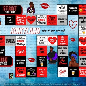 Kinky play time game, adult  games,  adult  fun time. Adult 21 over  Drinking Game Board, Adult Sex Game