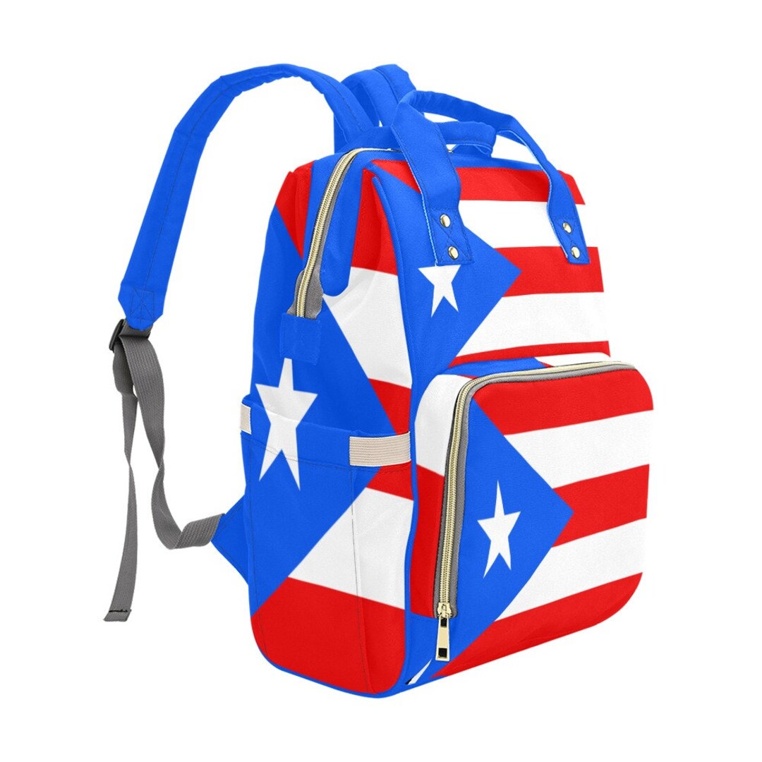 Puerto Rico Backpack, Puerto Rico Book Bag, Puerto Rico School Backpack