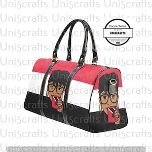 Trinidad  avah travel bag, Trinidad travel bag, red white black travel bags