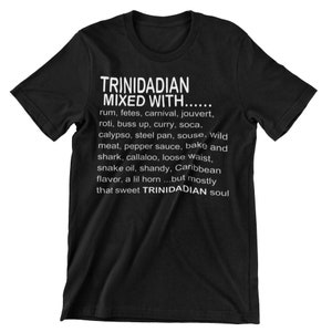 Trinidadian  mixed with CREW NECK  shirt