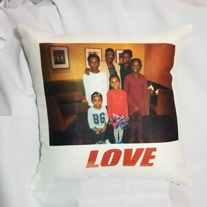 Custom photo collage pillow, picture collage pillow, custom throw pillow, photo pillow, photo pillow case, custom pillow case