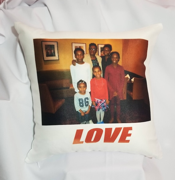Custom Photo Collage Pillow Picture Collage Pillow Custom Etsy
