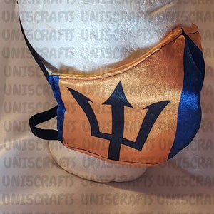 Barbados  face mask, Barbados mask, bajan face sheild