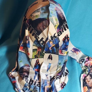 Velvet custom photo durag