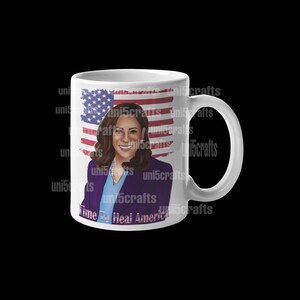 Time to heal  America mug, vice president  mug, Kamala Harris  VP