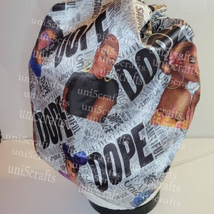 Affirmation Queens satin bonnet, photo bonnets, positive vibes bonnet, Afrocentric  bonnets,