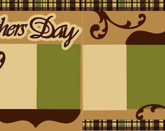 Scrapbook 2 Page Kit "Father's Day"