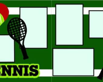 Scrapbook 2 Page Kit "Tennisl"