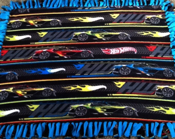 Hot Wheels Fleece Tie Blanket Reversible Tie Blanket Etsy