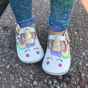 Zapatos Correas de unicornio para niñas Zapatos Etsy