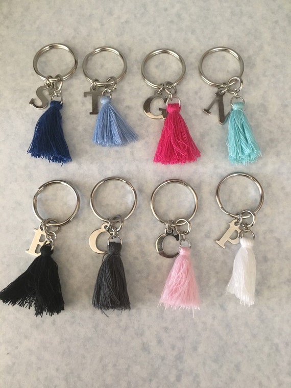 String tassel keychain tassel keychains colored tassel Etsy