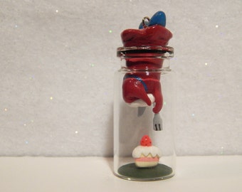 Paper Mario Gourmet Guy in a Glass Bottle, Paper Mario 64 Clay Figurine