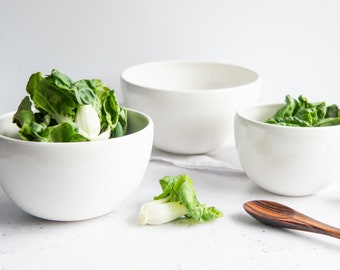 MADE TO ORDER porcelain soup/salad/mixing/serving bowl