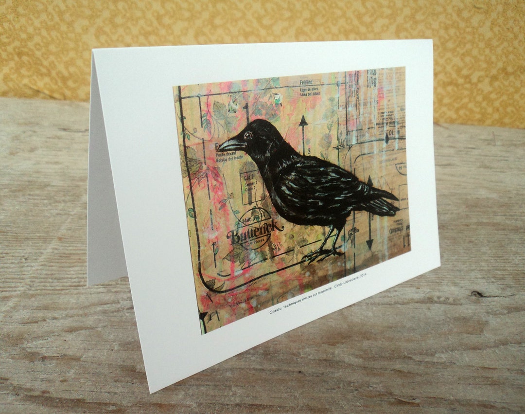 Bird Blank Greeting Card - Etsy