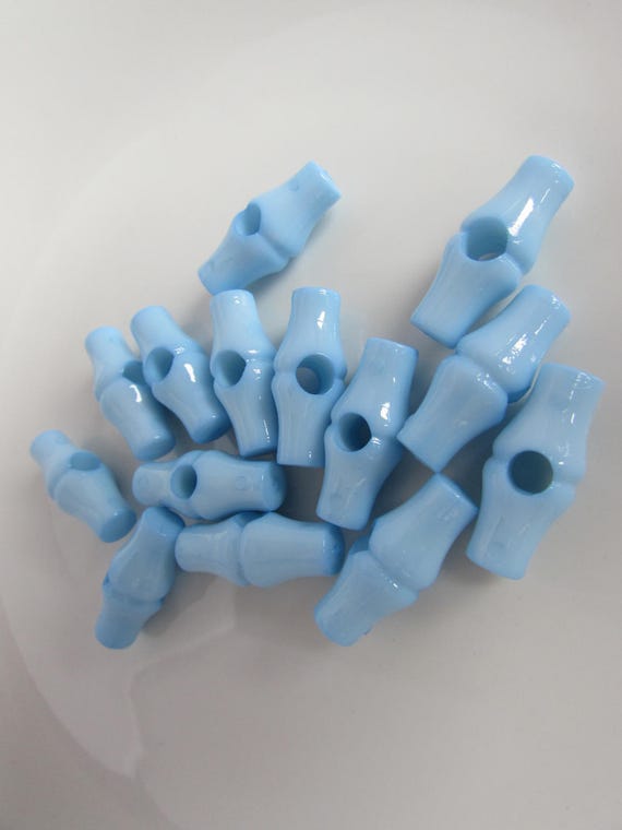 Baby Pink /& Baby Blue 25mm Waisted Toggle Buttons Pack of 2 5 or 10 Single Hole