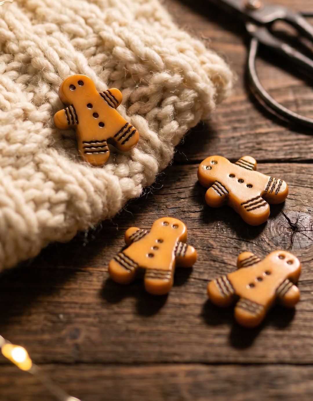 18mm Gingerbread Man Baby Buttons Childrens Buttons on a Shank Various ...