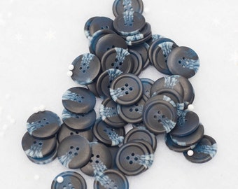15mm and 20mm Buttons Coat Buttons Navy Buttons with Side Pattern