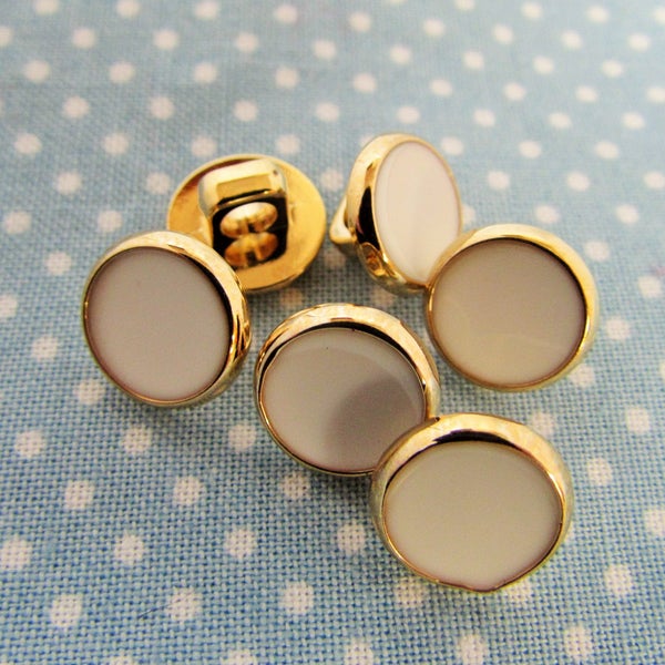 Gold Bling Button Top