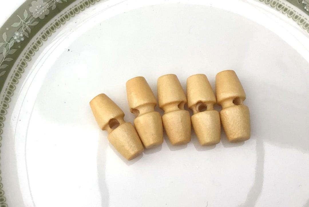 30mm Wood Toggle Duffle Button - Etsy
