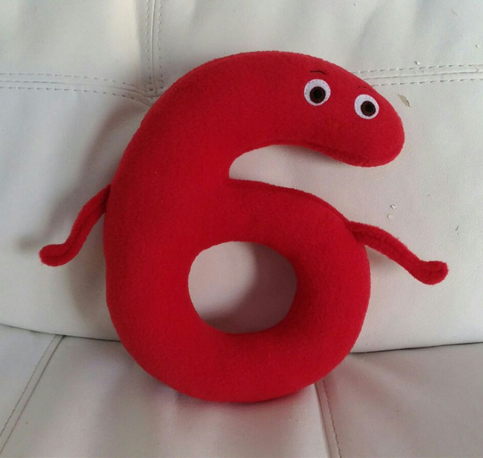 Plush Toy Just Like Charlie and the Numbers Number 6 Etsy