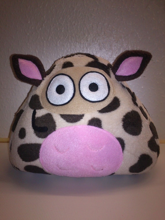 Plush Toy Pou Cow Design 