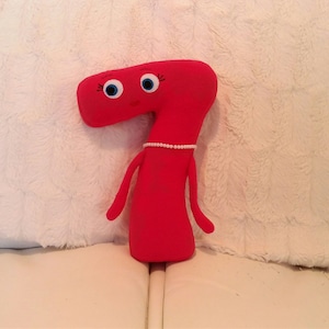 Plush toy just like Charlie and the numbers - Number 7