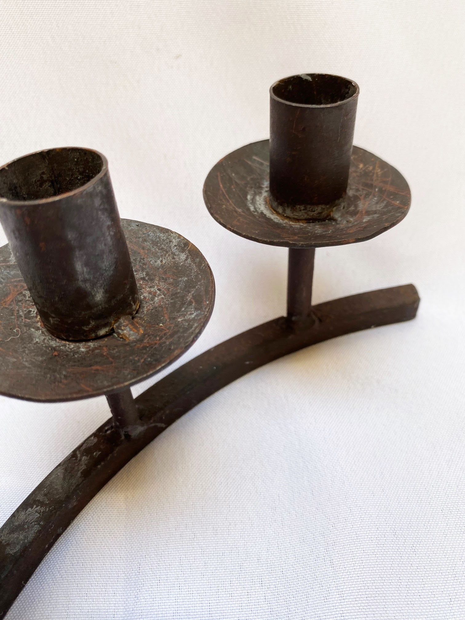 Vintage metal candlestick holder Etsy