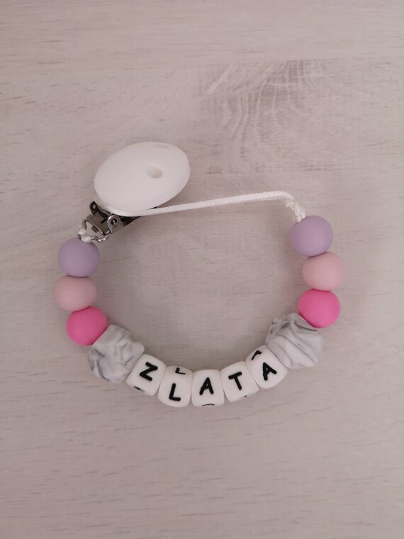 personalised soother chain