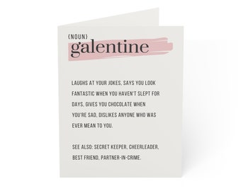 Galentines Day Greeting Card for Best Friend, Best Friend Card, Galentines Day Card, Galentines Day Card, Galentines Day, Galentines Ideas
