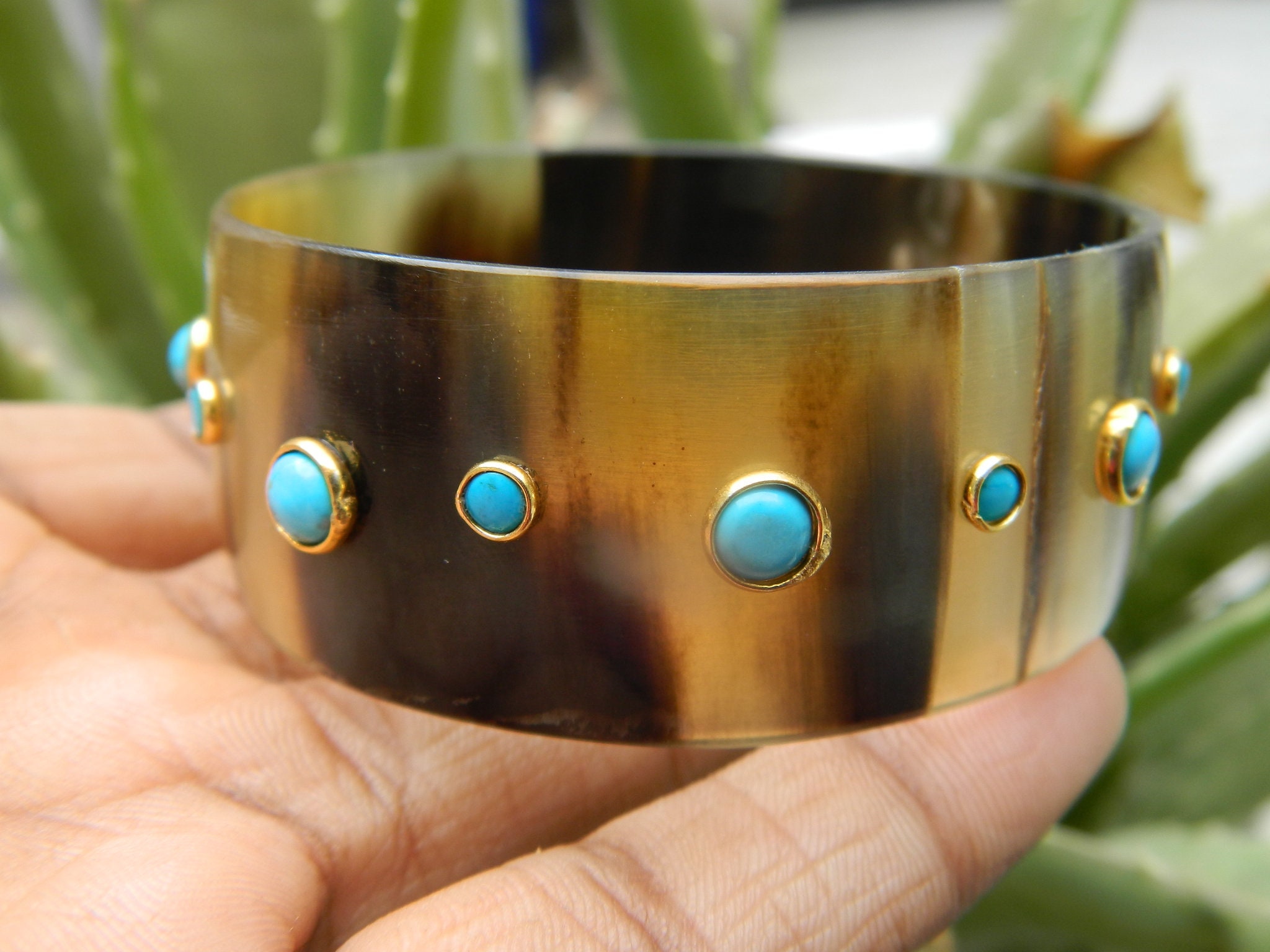アクセサリー 202 HORN BANGLE (gold plated) Men's 202 HORN BANGLE GOLD – h'eres