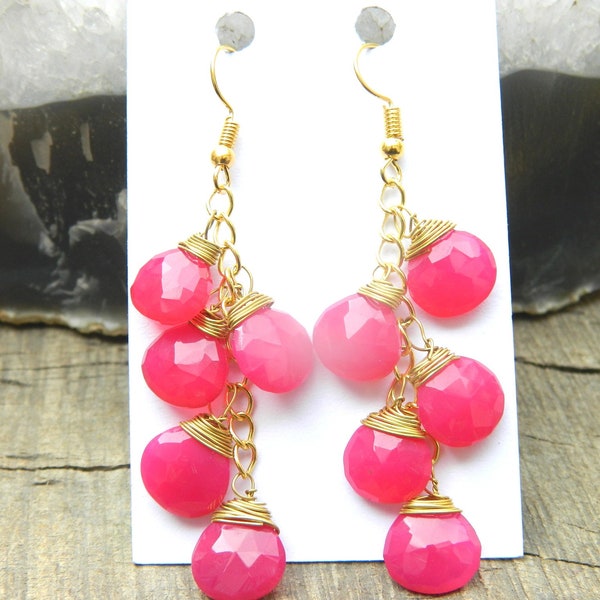 Gemstone Earrings Etsy