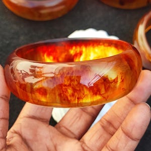 Honey Resin Bangle main image 1