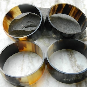 Ethically Sourced  Natural Buffalo Horn Jewelry Horn Bangle Bracelet Purely Handcrafted Ethnic Vintage Style Fashion Jewelry Gift Sale
