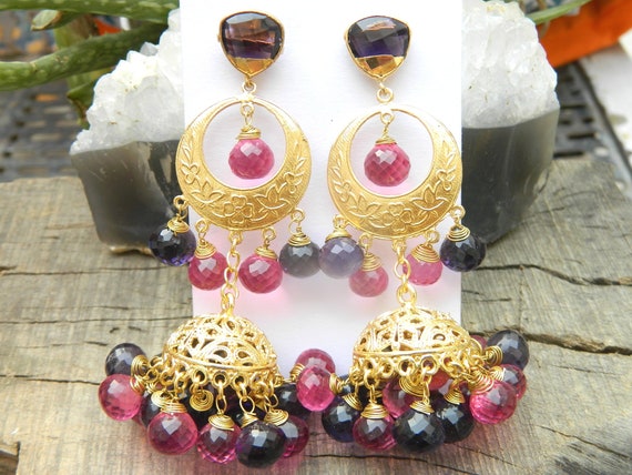 Beads jhumka deals