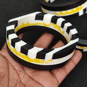 Resin Jewelry Colorfull Resin Stacking Bangles Bracelet Handcrafted Bohemian Unique Designer Fashion Jewelry Supplies Components Gift Sale
