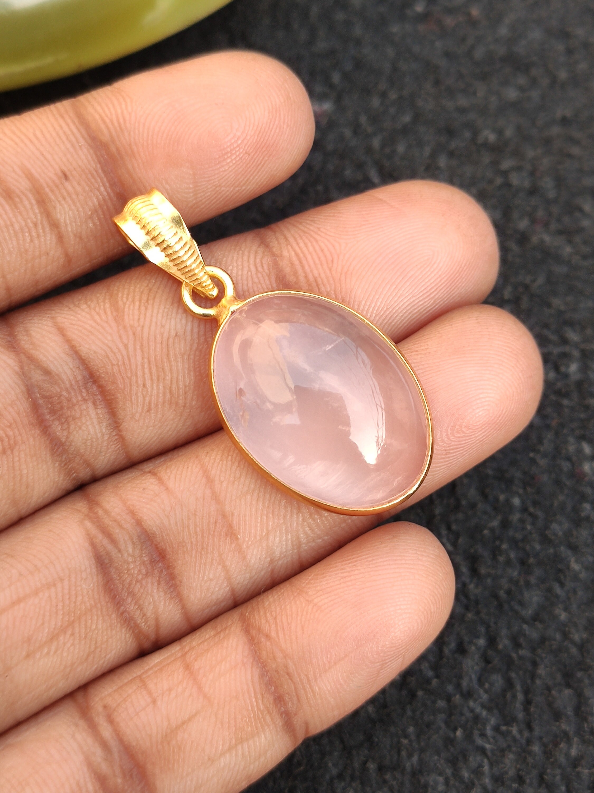 Lotto All'ingrosso 40 Pz Ciondolo Pietra Preziosa Al Quarzo - Foto 2