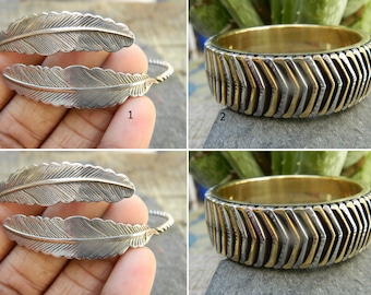 Unieke bladvorm goud en verzilverd messing armband vintage stijl sieraden verstelbare manchet handgemaakte designer mode-sieraden cadeau