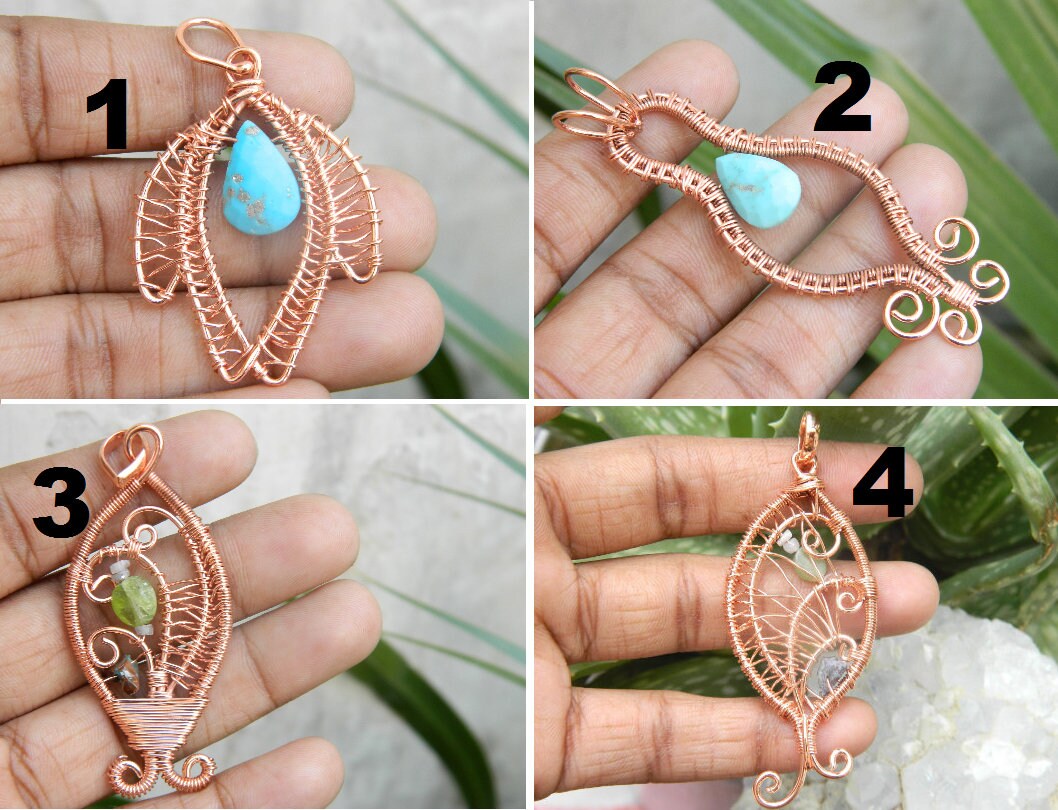 Copper cheap wire necklace