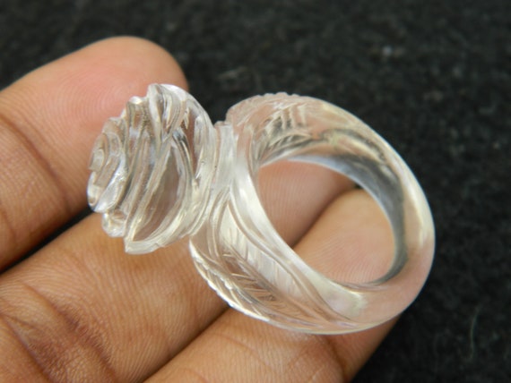 Carved hotsell rose ring