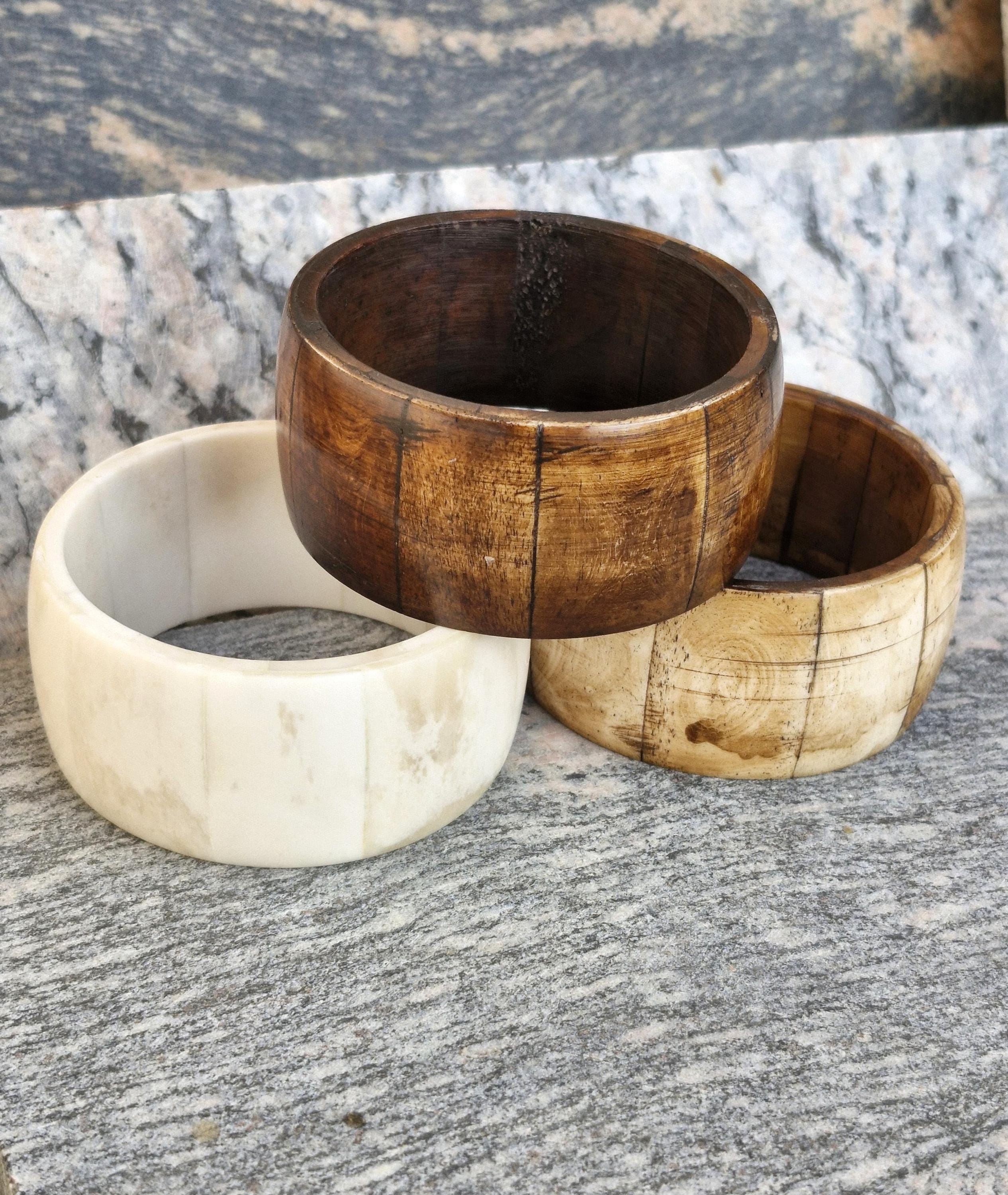 brass buffalo horn bangle バングル ブレスレット Buffalo Horn Chunky Wrap Bangle , Buffalo Horn Bracelet