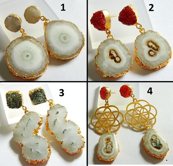 Druzy jewelry designers sale